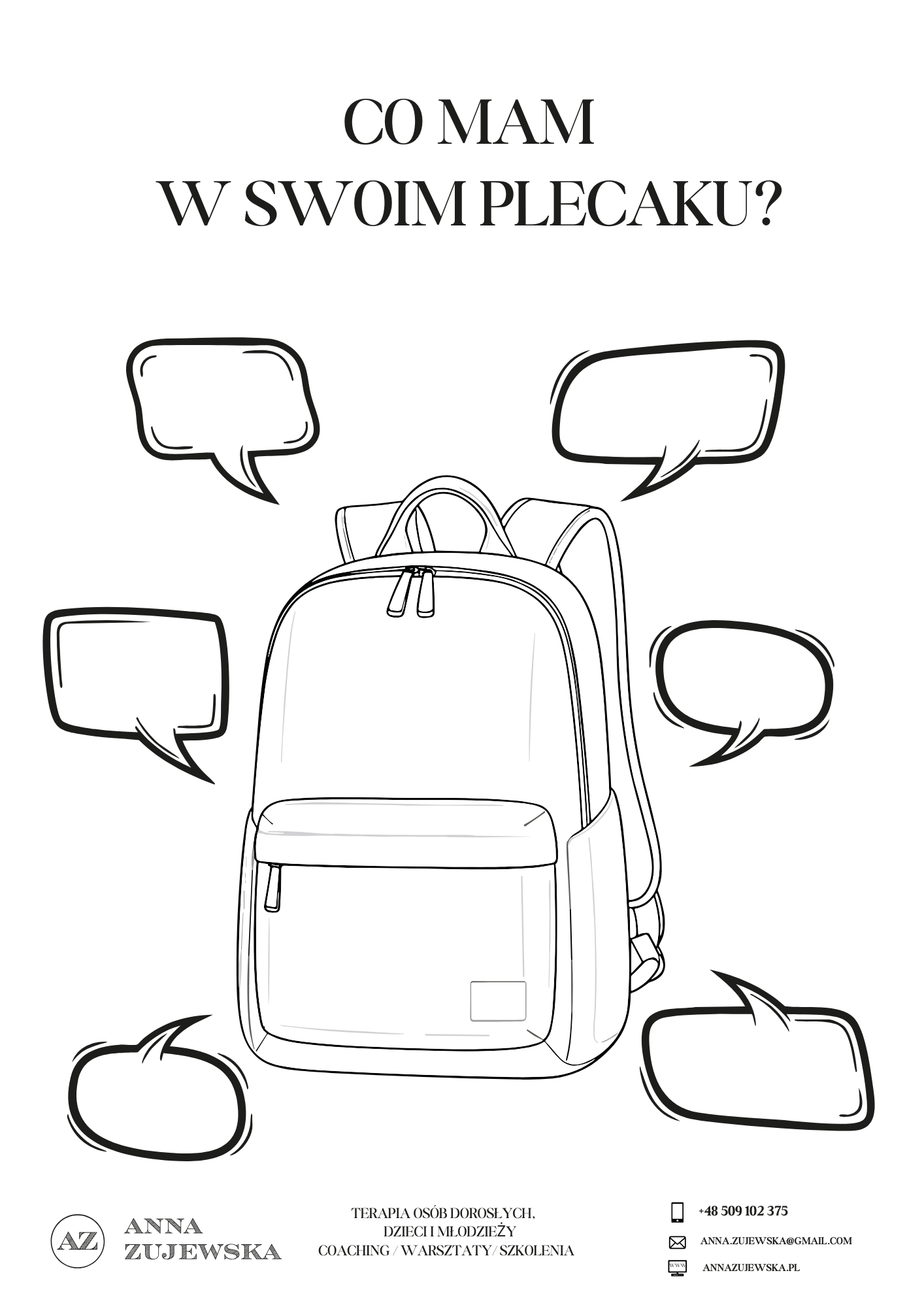 Zasoby (Plecak): „Sprawdź, jakie skarby kryją się w Twoim plecaku zasobów.”